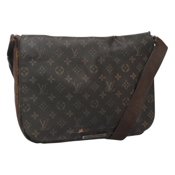 Authentic LOUIS VUITTON Monogram Messenger MM Beaubourg Shoulder Bag M97038 LV